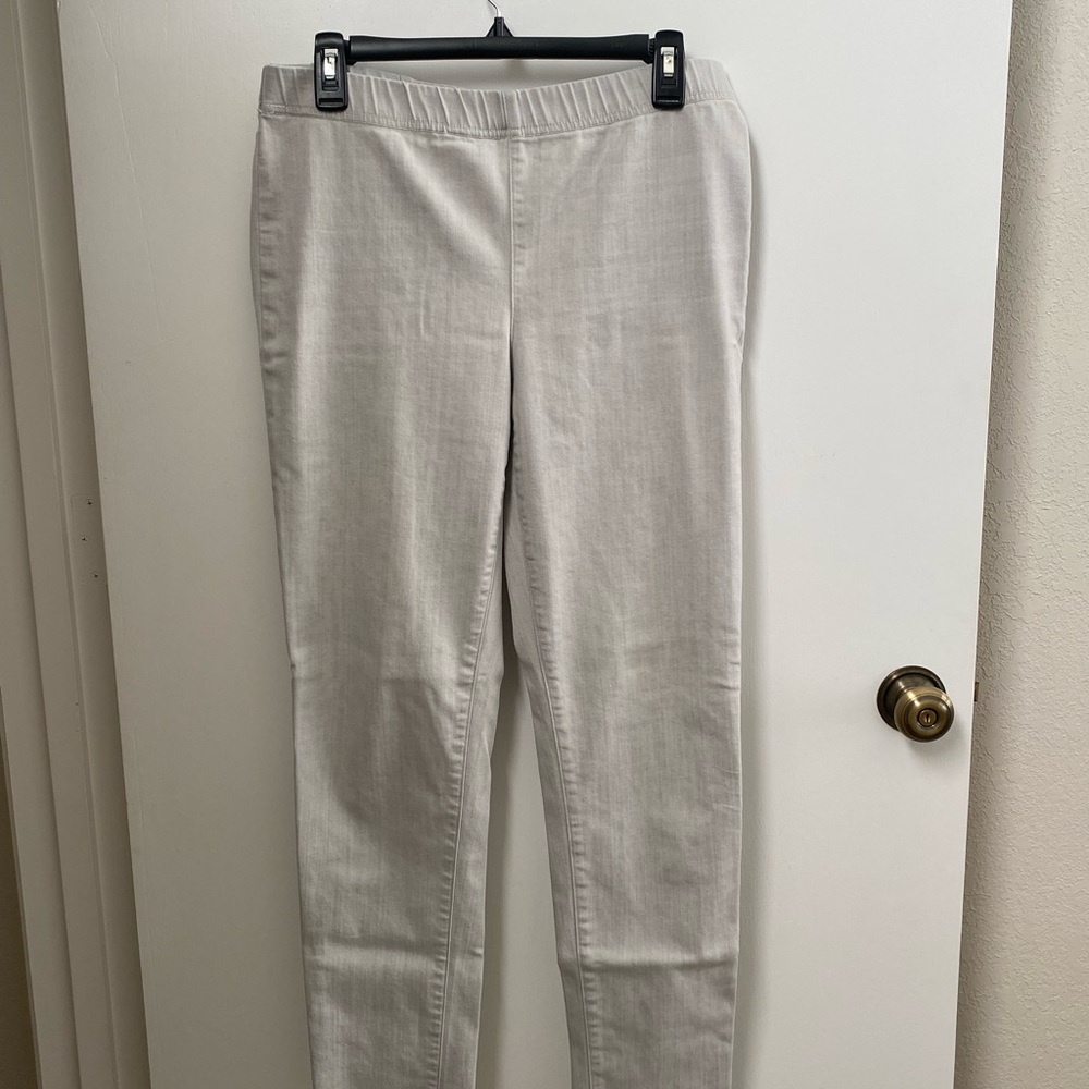 Eileen Fisher Women's Straight Leg Jeans - Light Gray